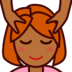 Person Getting Massage: Medium-dark Skin Tone Emoji Copy Paste ― 💆🏾 - emojidex