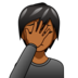 Person Facepalming: Medium-dark Skin Tone Emoji Copy Paste ― 🤦🏾 - emojidex