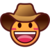 Cowboy Hat Face Emoji Copy Paste ― 🤠 - emojidex