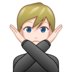 Person Gesturing NO: Light Skin Tone Emoji Copy Paste ― 🙅🏻 - emojidex