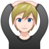 Person Gesturing OK: Light Skin Tone Emoji Copy Paste ― 🙆🏻 - emojidex