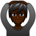 Person Gesturing OK: Dark Skin Tone Emoji Copy Paste ― 🙆🏿 - emojidex