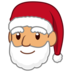 Santa Claus: Medium Skin Tone Emoji Copy Paste ― 🎅🏽 - emojidex