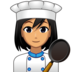 Woman Cook: Medium Skin Tone Emoji Copy Paste ― 👩🏽‍🍳 - emojidex