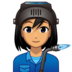 Woman Factory Worker: Medium Skin Tone Emoji Copy Paste ― 👩🏽‍🏭 - emojidex