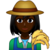 Woman Farmer: Dark Skin Tone Emoji Copy Paste ― 👩🏿‍🌾 - emojidex