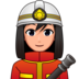 Woman Firefighter: Medium-light Skin Tone Emoji Copy Paste ― 👩🏼‍🚒 - emojidex