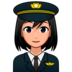 Woman Pilot: Medium-light Skin Tone Emoji Copy Paste ― 👩🏼‍✈ - emojidex