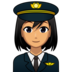 Woman Pilot: Medium Skin Tone Emoji Copy Paste ― 👩🏽‍✈ - emojidex