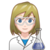 Woman Scientist: Light Skin Tone Emoji Copy Paste ― 👩🏻‍🔬 - emojidex