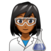 Woman Scientist: Medium-dark Skin Tone Emoji Copy Paste ― 👩🏾‍🔬 - emojidex