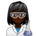 Woman Scientist: Dark Skin Tone Emoji Copy Paste ― 👩🏿‍🔬 - emojidex