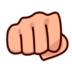 Oncoming Fist: Medium-light Skin Tone Emoji Copy Paste ― 👊🏼 - emojidex