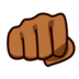 Oncoming Fist: Medium-dark Skin Tone Emoji Copy Paste ― 👊🏾 - emojidex