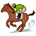 Horse Racing: Dark Skin Tone Emoji Copy Paste ― 🏇🏿 - emojidex