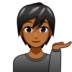 Person Tipping Hand: Medium-dark Skin Tone Emoji Copy Paste ― 💁🏾 - emojidex