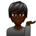 Person Tipping Hand: Dark Skin Tone Emoji Copy Paste ― 💁🏿 - emojidex