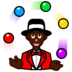 Person Juggling: Dark Skin Tone Emoji Copy Paste ― 🤹🏿 - emojidex