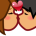 Kiss: Medium Skin Tone Emoji Copy Paste ― 💏🏽 - emojidex