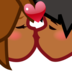 Kiss: Medium-dark Skin Tone Emoji Copy Paste ― 💏🏾 - emojidex