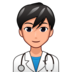 Man Health Worker: Medium-light Skin Tone Emoji Copy Paste ― 👨🏼‍⚕ - emojidex