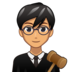 Man Judge: Medium Skin Tone Emoji Copy Paste ― 👨🏽‍⚖ - emojidex