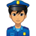 Man Police Officer: Medium Skin Tone Emoji Copy Paste ― 👮🏽‍♂ - emojidex