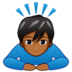Man Bowing: Medium-dark Skin Tone Emoji Copy Paste ― 🙇🏾‍♂ - emojidex