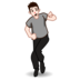 Man Dancing: Light Skin Tone Emoji Copy Paste ― 🕺🏻 - emojidex