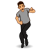 Man Dancing: Medium Skin Tone Emoji Copy Paste ― 🕺🏽 - emojidex