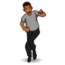 Man Dancing: Medium-dark Skin Tone Emoji Copy Paste ― 🕺🏾 - emojidex