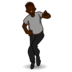 Man Dancing: Dark Skin Tone Emoji Copy Paste ― 🕺🏿 - emojidex