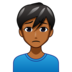 Man Frowning: Medium-dark Skin Tone Emoji Copy Paste ― 🙍🏾‍♂ - emojidex
