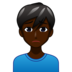 Man Frowning: Dark Skin Tone Emoji Copy Paste ― 🙍🏿‍♂ - emojidex