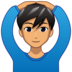 Man Gesturing OK: Medium Skin Tone Emoji Copy Paste ― 🙆🏽‍♂ - emojidex