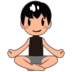 Man In Lotus Position: Medium-light Skin Tone Emoji Copy Paste ― 🧘🏼‍♂ - emojidex
