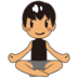 Man In Lotus Position: Medium Skin Tone Emoji Copy Paste ― 🧘🏽‍♂ - emojidex