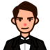 Person In Tuxedo: Medium-light Skin Tone Emoji Copy Paste ― 🤵🏼 - emojidex