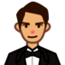 Person In Tuxedo: Medium Skin Tone Emoji Copy Paste ― 🤵🏽 - emojidex