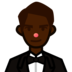 Person In Tuxedo: Dark Skin Tone Emoji Copy Paste ― 🤵🏿 - emojidex