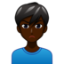 Man Pouting: Dark Skin Tone Emoji Copy Paste ― 🙎🏿‍♂ - emojidex