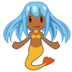 Mermaid: Medium-dark Skin Tone Emoji Copy Paste ― 🧜🏾‍♀ - emojidex