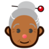 Old Woman: Medium-dark Skin Tone Emoji Copy Paste ― 👵🏾 - emojidex