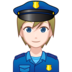 Police Officer: Light Skin Tone Emoji Copy Paste ― 👮🏻 - emojidex