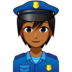 Police Officer: Medium-dark Skin Tone Emoji Copy Paste ― 👮🏾 - emojidex