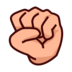 Raised Fist: Medium-light Skin Tone Emoji Copy Paste ― ✊🏼 - emojidex