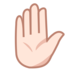 Raised Hand: Light Skin Tone Emoji Copy Paste ― ✋🏻 - emojidex