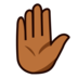 Raised Hand: Medium-dark Skin Tone Emoji Copy Paste ― ✋🏾 - emojidex