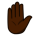 Raised Hand: Dark Skin Tone Emoji Copy Paste ― ✋🏿 - emojidex
