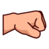 Right-facing Fist: Medium-light Skin Tone Emoji Copy Paste ― 🤜🏼 - emojidex